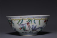 Mark, Chinese Doucai Porcelain Bowl