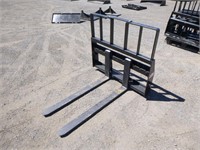 Unused 48" Skid Steer Forks