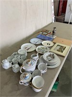Child’s tea set, Palissy China, English placemats,