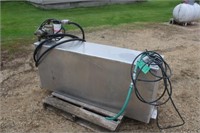90 Gal Stainless Fuel Tank w/12V Pump