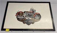 Harley Davidson Motorcycles Illustration,