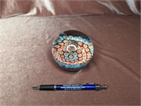 Vintage Millefiori Murano Glass Paperweight