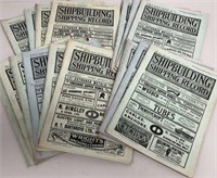 Shipbuilding and Shipping Record Magazines 1916-18