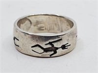 Hopi, Sterling Silver Ring