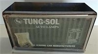 Tung-Sol Auto Lamp display case