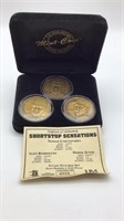 Shortstop Sensations 3 Coin Matched Set Solid