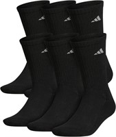 (N) adidas mens M CUSHIONED MIXED 6-PACK CREW