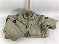 Military Light brown Air Force shirts 3 short