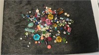 Mixed lot of semi precious synthetic gemstones