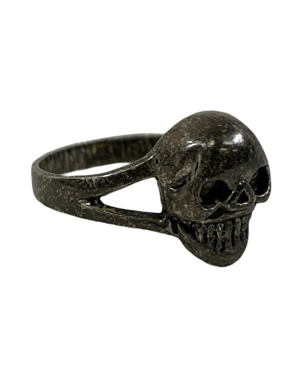 .925 Silver Skull Ring