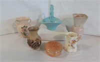 Lot of Six Assorted Collectible Ceramic Vessels