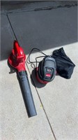 Electric toro blower and shop vac with bag