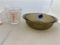 Pyrex Measuring Cup & Bowl