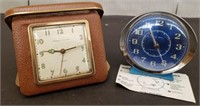 Pair of Vintage Wind Up Alarm Clocks.