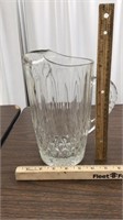 Heavy Crystal glass pitcher