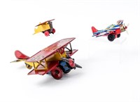 Lot of Vintage Metal Toy Airplanes