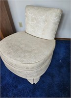 Bedroom Chair, Brocade upholstery
