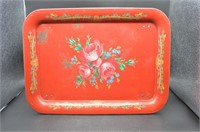 Vintage Metal Lap Tray with folding legs