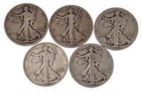 Mixed Date: Walking Liberty Silver Half Dollar