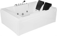 Empava 72" Acrylic Whirlpool Bathtub