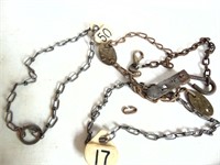 Old Cow Tags and Chains