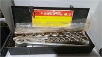 21 pcs socket wrenon set used