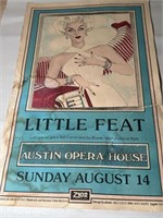 Rare  ORIG 1988 LITTLE FEAT Austin TX Concert