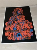 11 x 17 Psychedelic Rolling Stones Poster