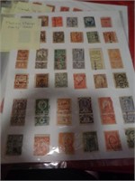 STAMPS OF EARLY 1900'S MEXICO