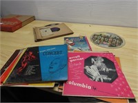 Vogue & other music record lot.