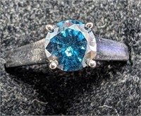 $7910  Blue Diamond(0.78Ct, I3) Ring