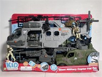 KID Connection Giant Military Copter Play Set