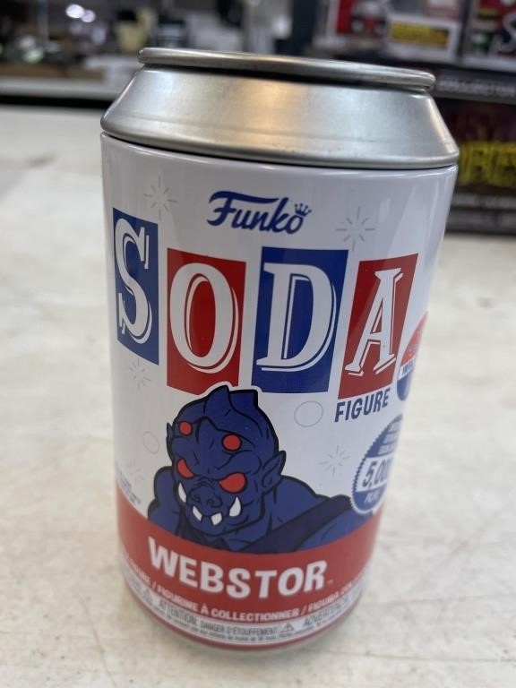 Funko soda collectible can "Webstor"