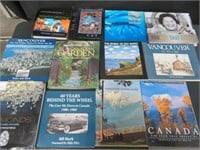 15 HARD COVER BOOKS REFERENCE VANCOUVER ETC