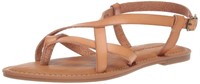 Essentials Women's Casual Strappy Sandal, Natural