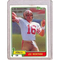 1981 Topps Joe Montana Rookie Lower Grade