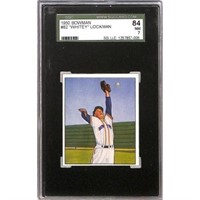 1950 Bowman Whitey Lockman Sgc 7