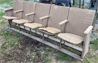 Folding Theater Seats 
(Seats & backing need