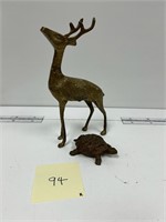 Reindeer Turtle figurine Home Decor