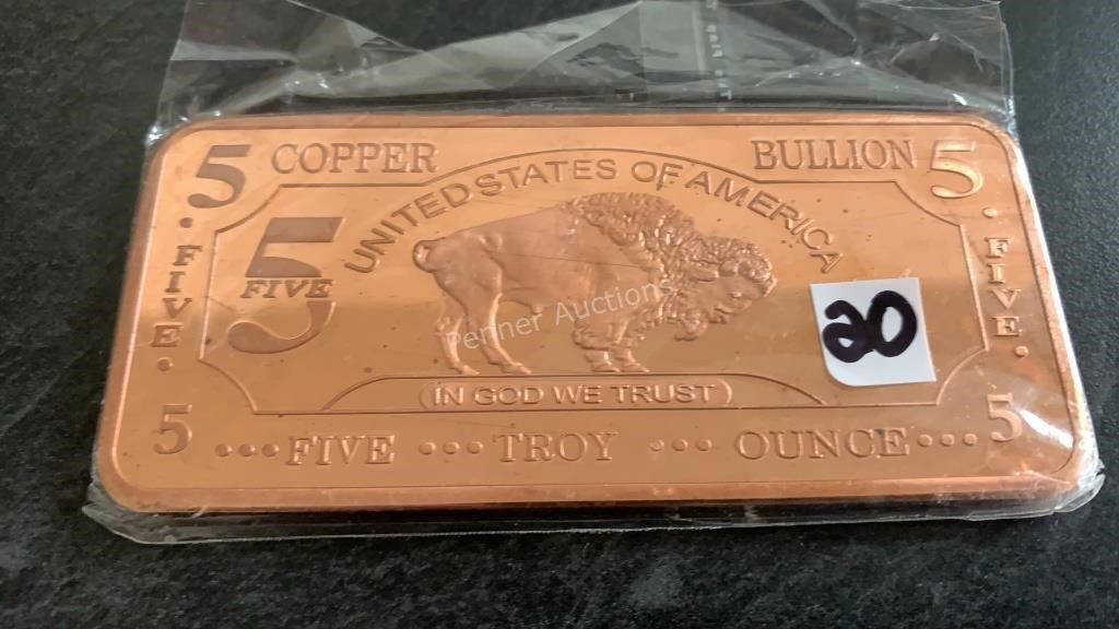 5oz Copper Bar