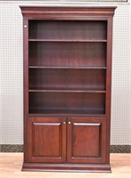 BROWN MAPLE "PHILLIPE" BOOKCASE WITH STORAGE