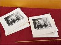 Several Limited Edition Bear Prints ___/500
