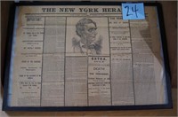 Lincoln Assassination The New York Herald 1865