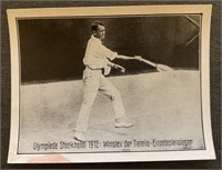 TENNIS: Scarce German GREILING Tobacco Card (1926)