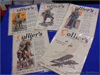 1918 Collier's National Weekly, Set of 5