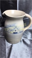 Marshall pottery stoneware pitcher 9”