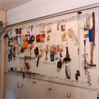 Contents of Back Pegboard