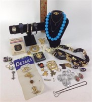 Costume jewelry - necklaces, brooches, bracelets,