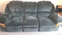Green Plush Couch