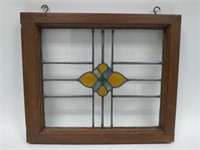 Leaded Stained Glass Hanging Window